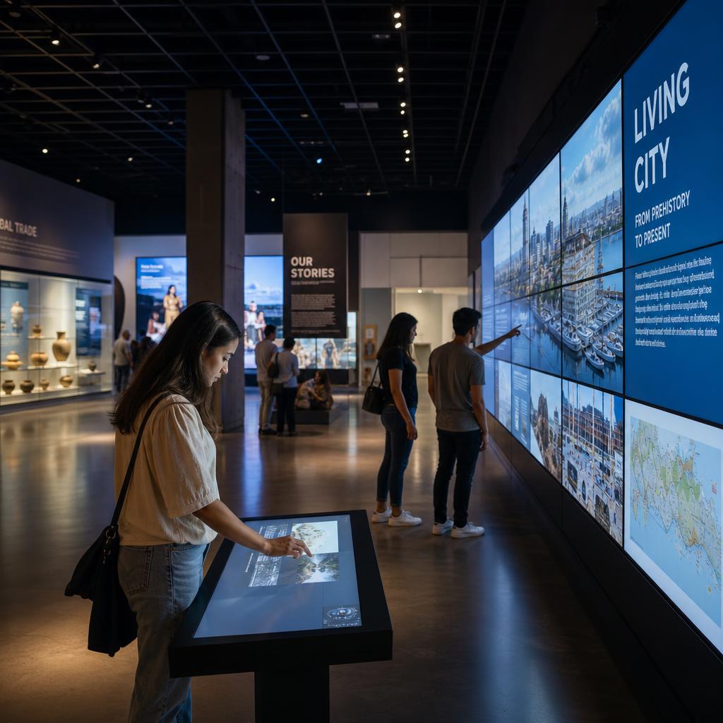 Digital signage in Museums & Cultural Spaces environment
